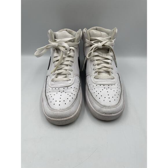 Nike Court Vision Mid Next Nature DN3577-101 Men 8.5 White Lifestyle Shoe - Picture 2 of 10